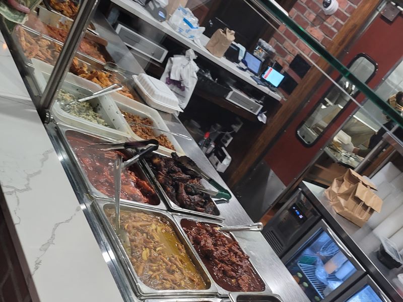 Gold Star Jerk and Seafood food